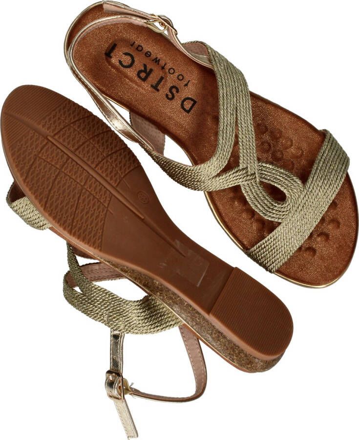 DSTRCT sandaal Sandalen Goud