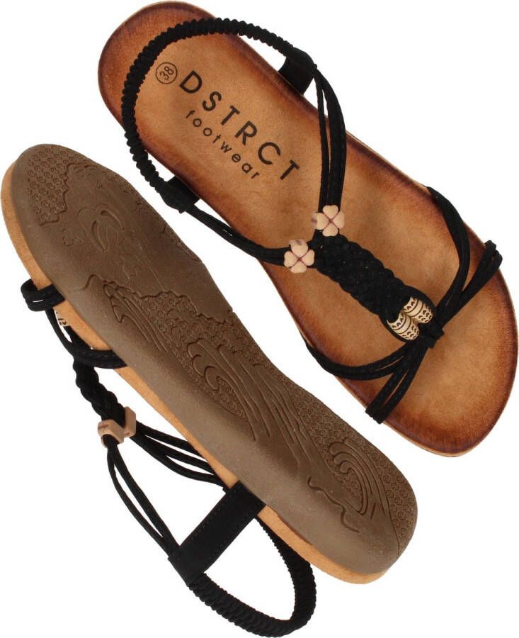 Dstrct Sandalen Dames Zwart
