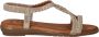Dstrct Sandalen Dames Goud - Thumbnail 1