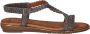 DSTRCT Sandalen Dames Zilver - Thumbnail 1