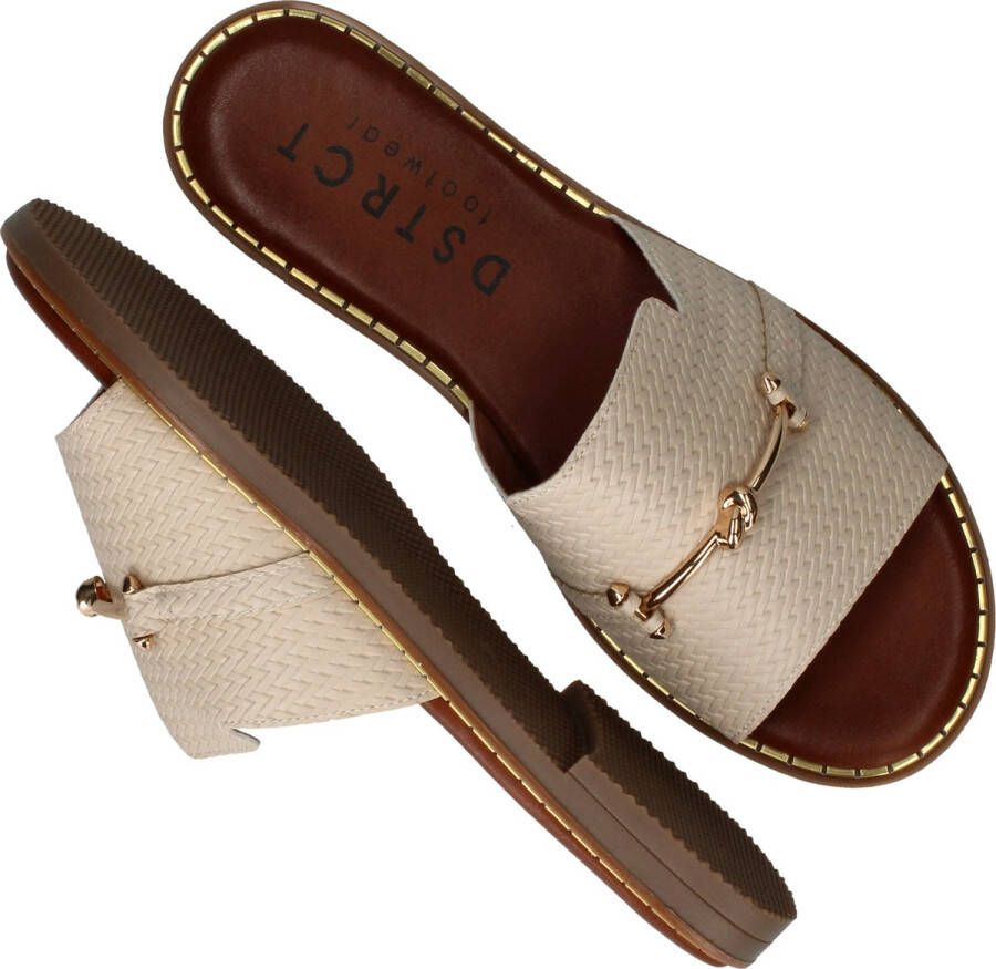 DSTRCT slipper Slippers Dames Beige