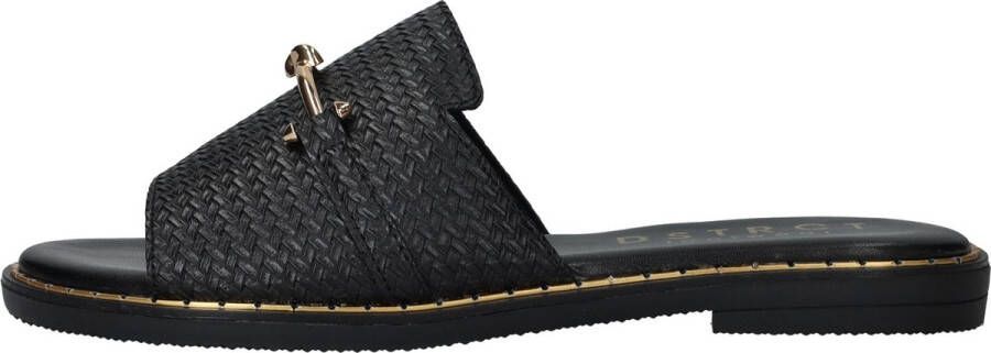 DSTRCT slipper Slippers Dames Zwart