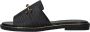 Dstrct Slipper Slippers Dames Zwart - Thumbnail 4