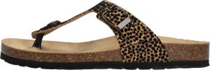 Dstrct Slipper Meisjes Zwart Cognac