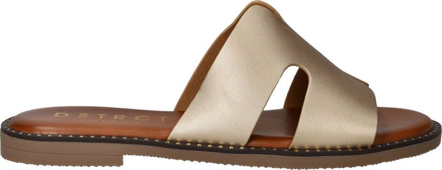 DSTRCT Slippers Goud