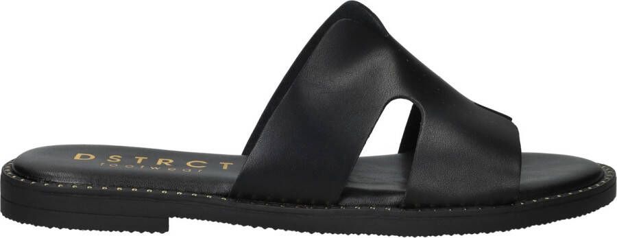 DSTRCT Slippers Zwart