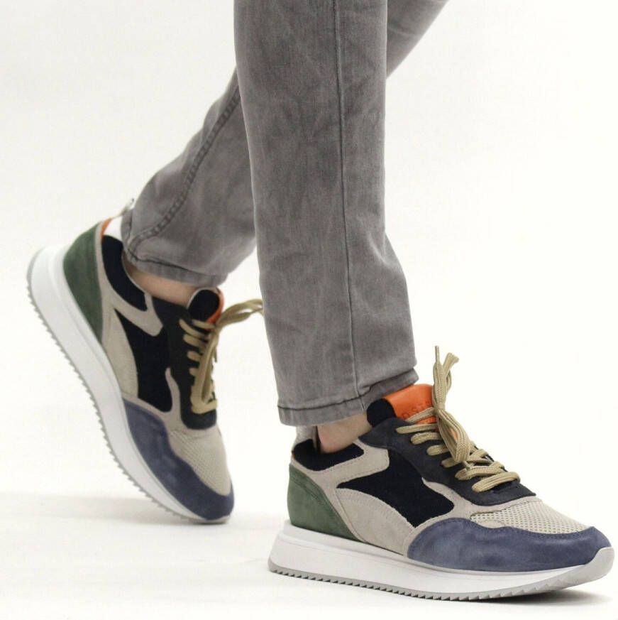 DSTRCT Sneaker Mannen Blauw multi