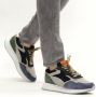 DSTRCT Sneaker Mannen Blauw multi - Thumbnail 3