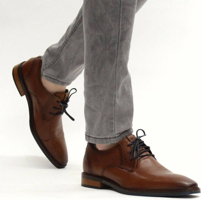 DSTRCT Veterschoenen Heren Cognac