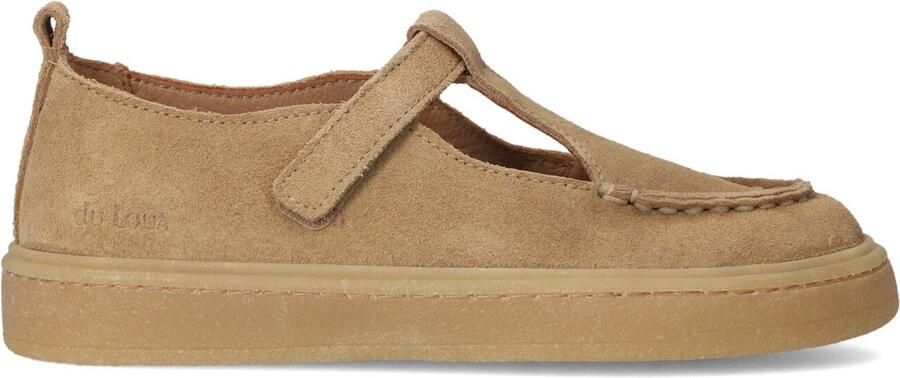 Du Loua Meisjes Platte sandalen Du Tilly Beige Suède Plateauzool