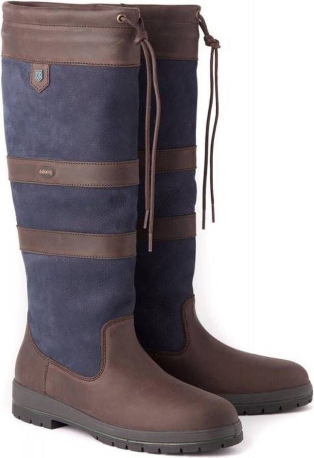 Dubarry Galway kniehoge laars extrafit W 3931 32 navy brown