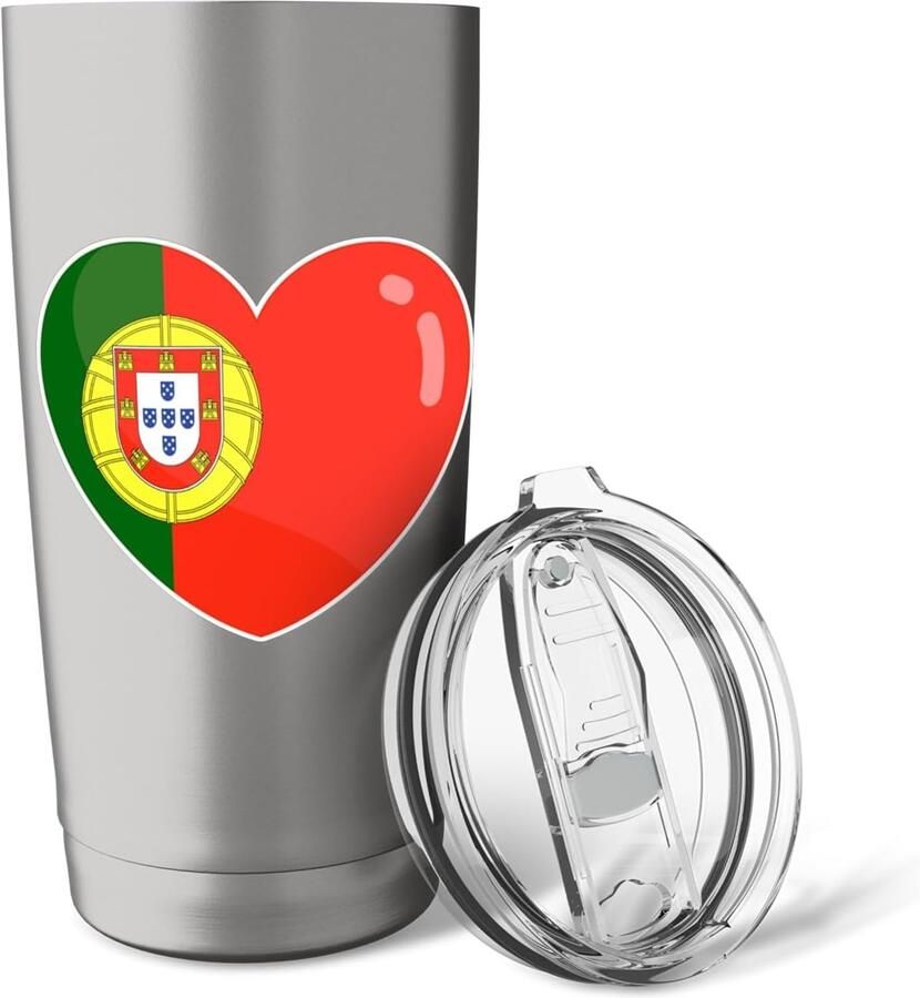 Dubbelwandige thermosbeker met Portugees design
