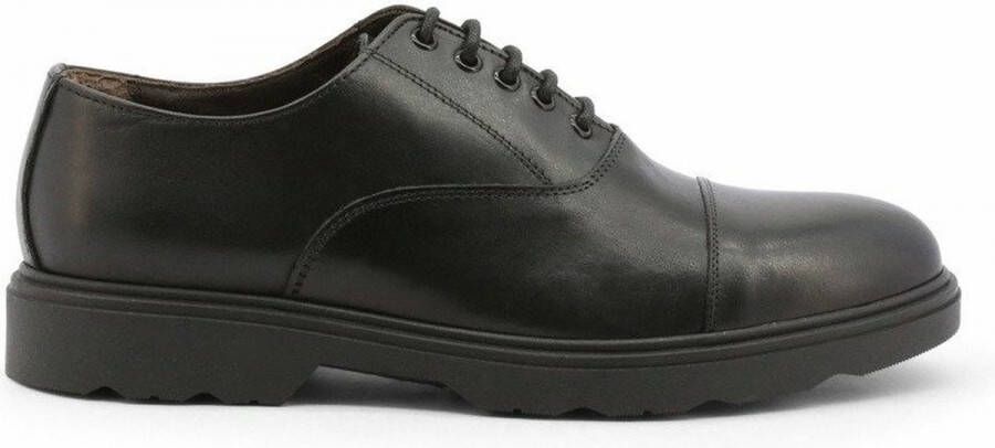 Duca di Morrone Bruine Leren Veterschoenen Brown Heren