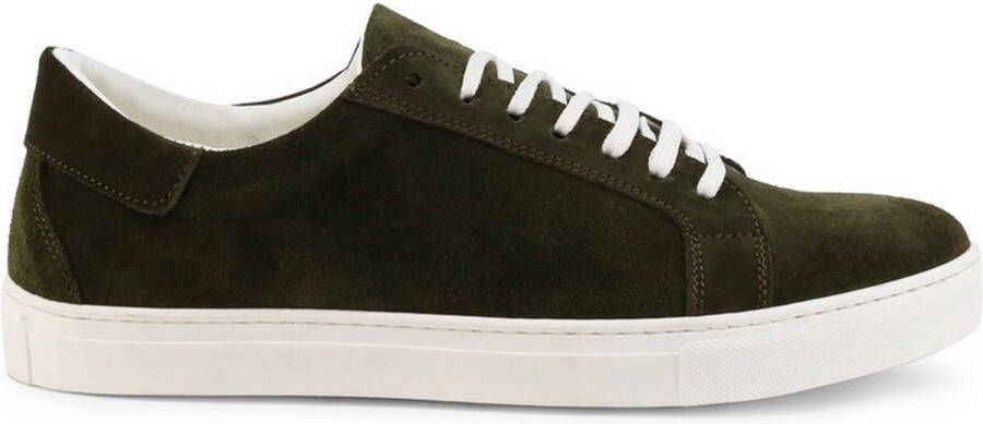 Duca di Morrone Grijze Suède Sneakers Lente Zomer Collectie