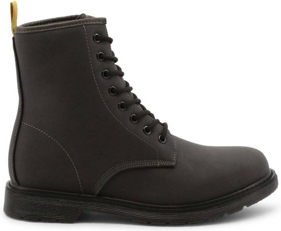 Duca di Morrone Heren Synthetisch Leren Enkellaarzen Black Heren