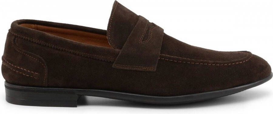 Duca Di Morrone Instappers Leone Suede Brown
