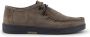 Duca di Morrone Suède Veterschoenen Taupe Brown Heren - Thumbnail 1