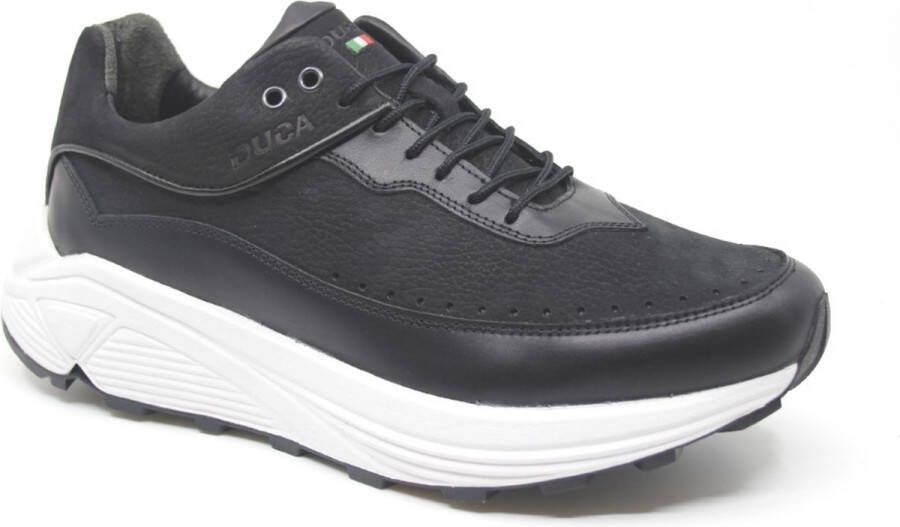 Duca Walking LUCCA RGS LT M 223251-109 Zwarte sneaker wijdte G