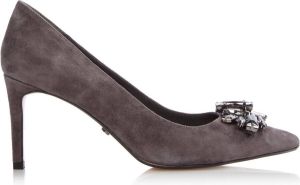 Dune London Pumps birch suede grijs