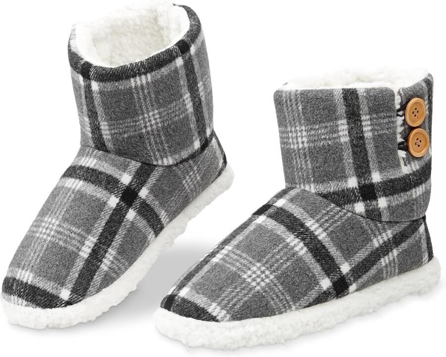 Dunlop Heren Pantoffels Warm & Comfortabel met Memory Foam