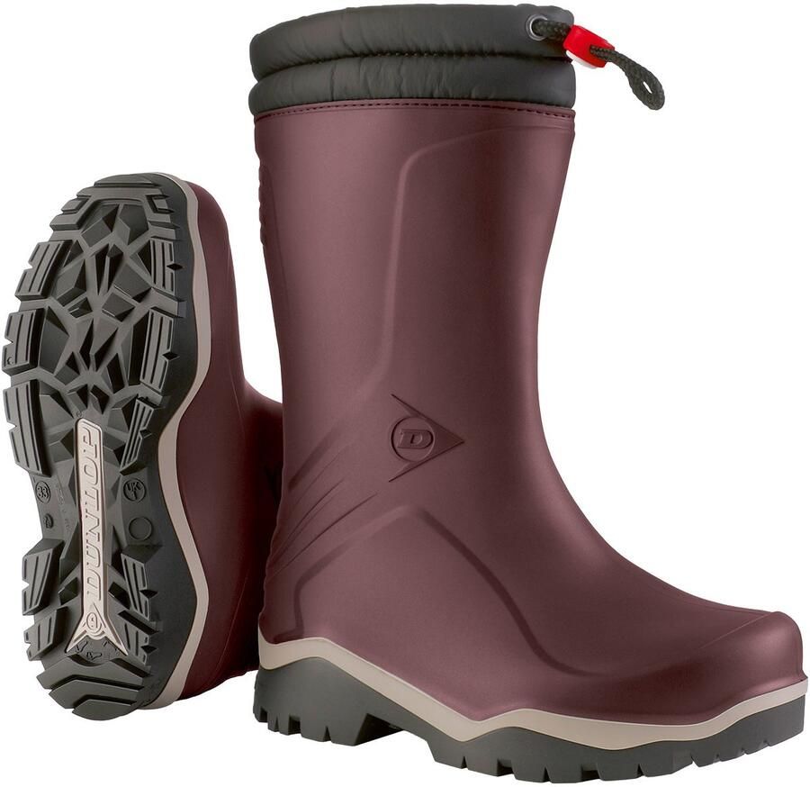 Dunlop Laarzen MK0KV45 Kids Blizzard Burgundy Grijs Zwart