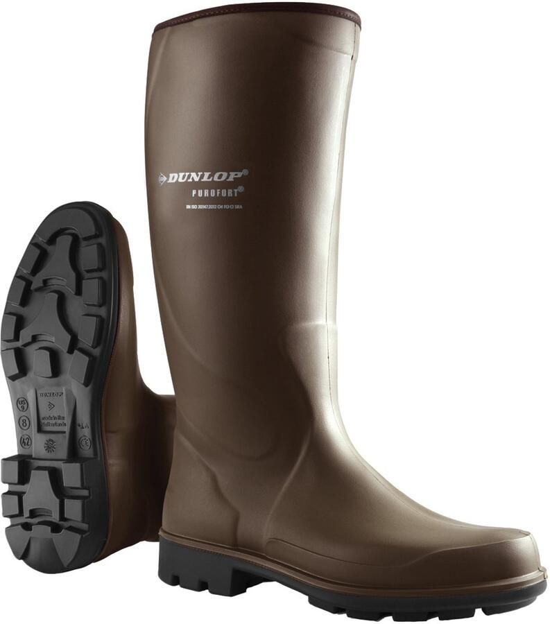 Dunlop Footwear Purofort Terroir Pro Laarzen Bruin Man