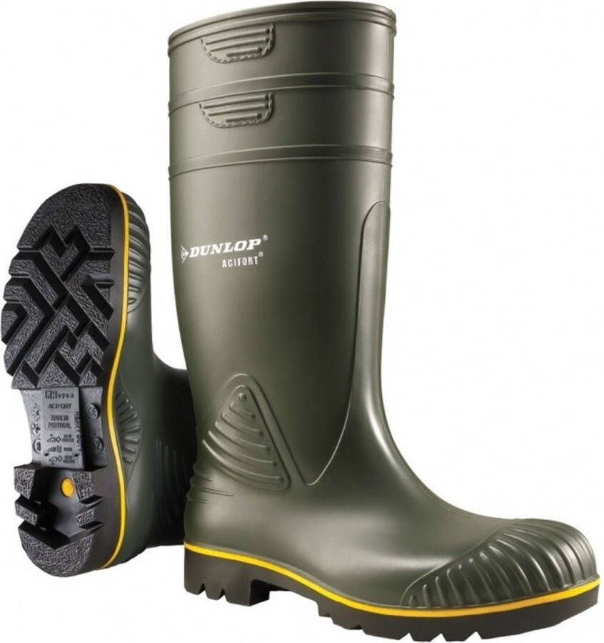 Dunlop Knielaars groen Acifort Heavy Duty (O)