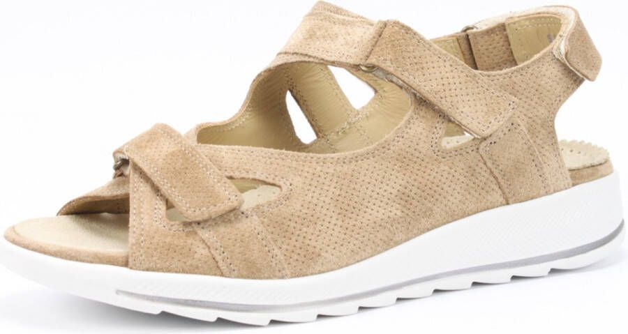 Durea 7407 795H Beige H Wijdte Sandalen