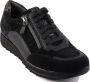 Durea 6263~H~~~~~~~~~~~~~~~~~~~~~~~~ Lage sneakersDames sneakers Zwart - Thumbnail 4
