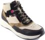 Durea 9778~H~~~~~~~~~~~~~~~~~~~~~~~~ Half-hoge schoenen Wit beige - Thumbnail 1