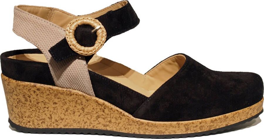 Durea Dames Sandalen 5919-565-1007 Zwart