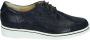 Durea 6191~H~~~~~~~~~~~~~~~~~~~~~~~~ Dames veterschoenen Blauw - Thumbnail 1