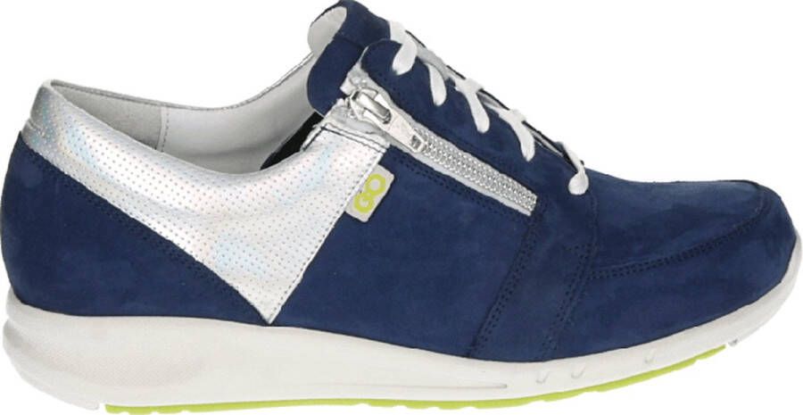 Durea 6219 K Volwassenen Dames veterschoenen Kleur: Blauw