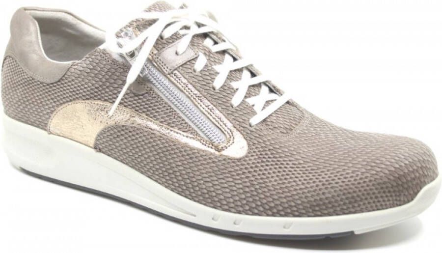 Durea 6240 685H Taupe Champagne H Wijdte Veterschoenen