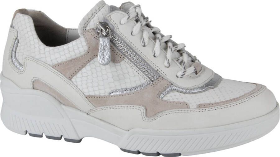 Durea 6252.688.0885-K dames veterschoenen sportief (4 5) wit