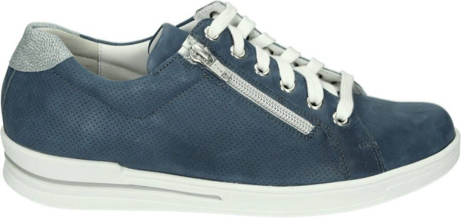 Durea 6253~K~~~~~~~~~~~~~~~~~~~~~~~~ Lage sneakers Dames sneakers Blauw