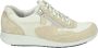 Durea 6260~H~GO~~~~~~~~~~~~~~~~~~~~~ Lage sneakersDames sneakers Wit beige - Thumbnail 1