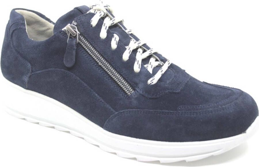 Durea 6263 684 8367 Blauwe sneaker wijdte G