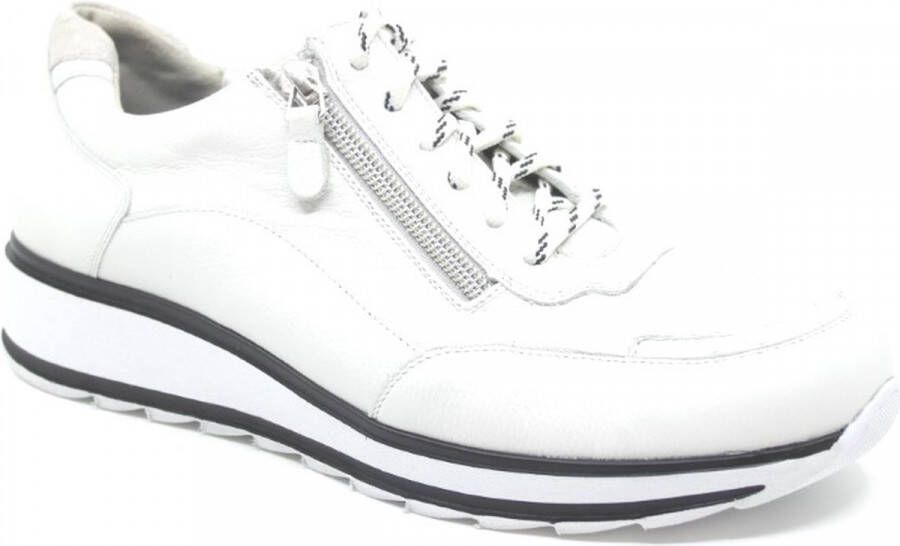 Durea 6263 685 9788 Witte sneaker wijdte H