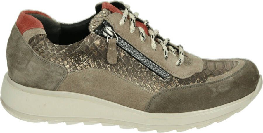 Durea 6263 H Volwassenen Lage sneakers Taupe