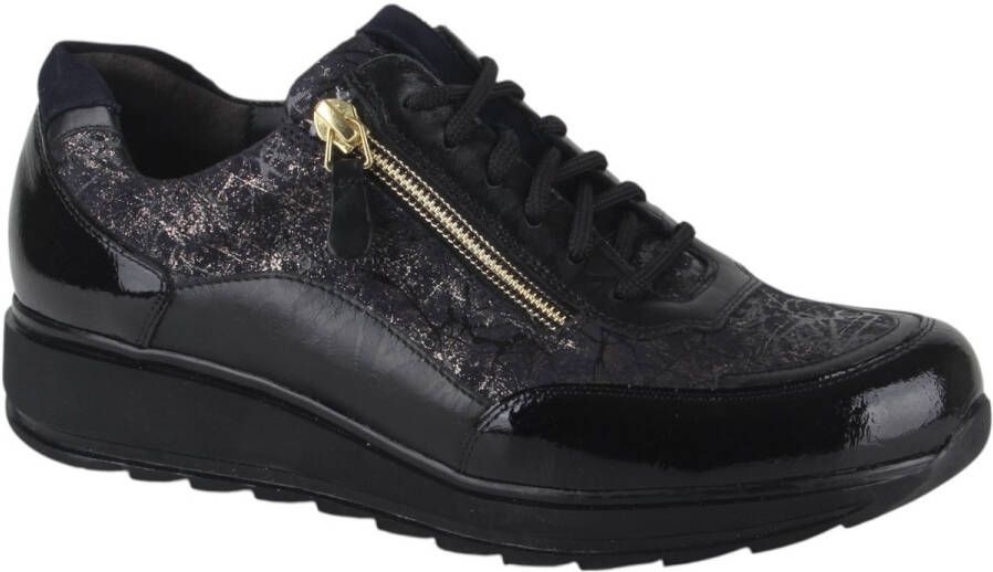Durea 6263 K Lage sneakersDames sneakers Zwart