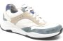 Durea 6267 685 0264 Beige wit groen combi sneaker wijdte H - Thumbnail 1