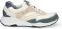 Durea 6267 682 0264 Beige combi kleurige smalle dames sneaker - Thumbnail 1