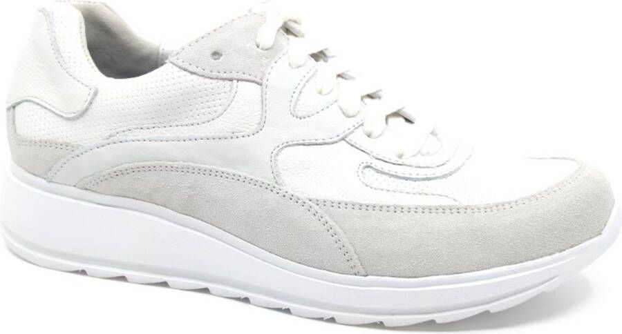 Durea 6272~H~~~~~~~~~~~~~~~~~~~~~~~~ Lage sneakersDames sneakers Wit beige - Foto 2