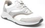 Durea 6273~H~~~~~~~~~~~~~~~~~~~~~~~~ Lage sneakersDames sneakers Wit beige - Thumbnail 1