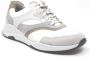 Durea 6273 H Volwassenen Lage sneakersDames sneakers Wit beige - Thumbnail 1