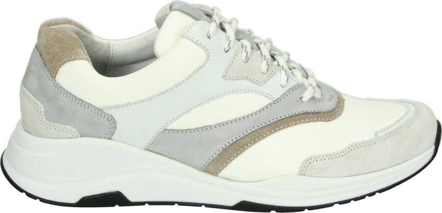 Durea 6273~H~~~~~~~~~~~~~~~~~~~~~~~~ Lage sneakersDames sneakers Wit beige