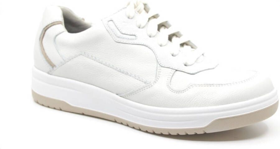 Durea 6275 684 0386 Witte sneaker wijdte G