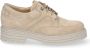Durea 6276 095 0435 Taupe nubuck trendy veterschoenen wijdte H - Thumbnail 1