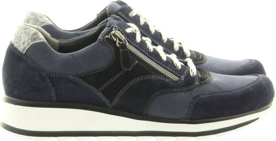 Durea 6279 Marine zwart H d.blauwe sneaker Kleur Blauw)